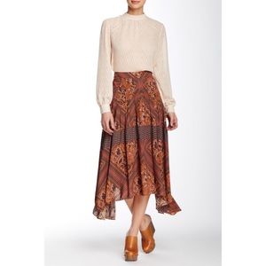 Free People Printed Paradise handkerchief skirt 12